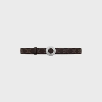 Klamra CELINE Disc i dwustronny pasek 25 mm Klamra CELINE Disc i dwustronny pasek 25 mm