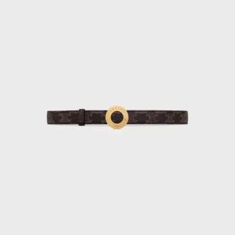 Klamra CELINE Disc i dwustronny pasek 25 mm Klamra CELINE Disc i dwustronny pasek 25 mm