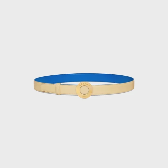 Klamra CELINE Disc i dwustronny pasek 25 mm Klamra CELINE Disc i dwustronny pasek 25 mm