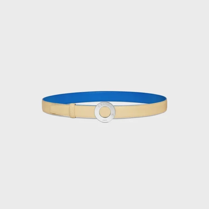Klamra CELINE Disc i dwustronny pasek 25 mm Klamra CELINE Disc i dwustronny pasek 25 mm