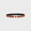 Klamra CELINE Disc i dwustronny pasek 25 mm Klamra CELINE Disc i dwustronny pasek 25 mm