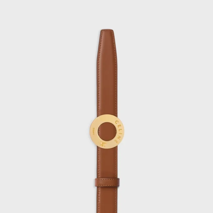 Klamra CELINE Disc i dwustronny pasek 25 mm Klamra CELINE Disc i dwustronny pasek 25 mm