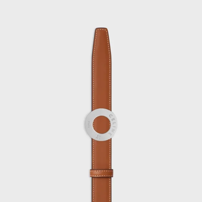 Klamra CELINE Disc i dwustronny pasek 25 mm Klamra CELINE Disc i dwustronny pasek 25 mm