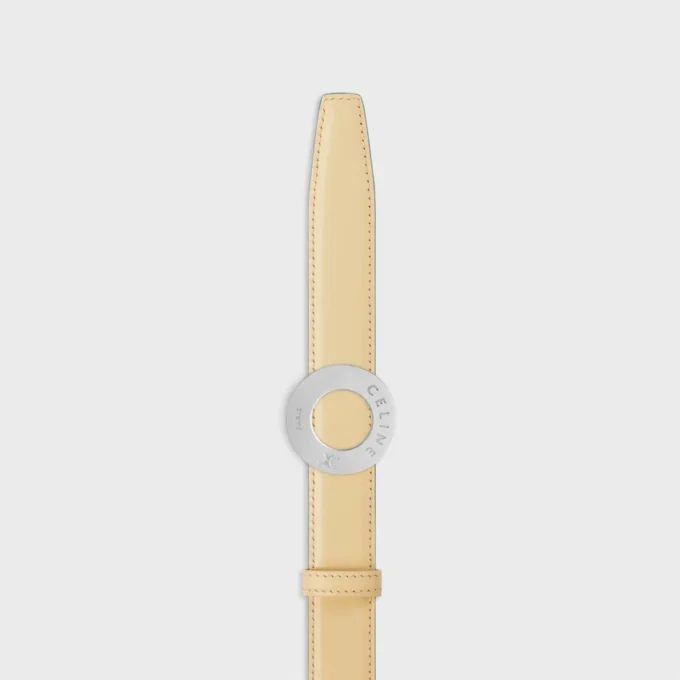 Klamra CELINE Disc i dwustronny pasek 25 mm Klamra CELINE Disc i dwustronny pasek 25 mm