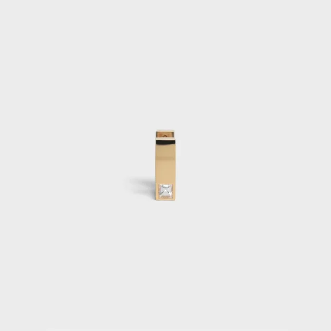 Kolczyki CELINE Sentimental Square z żółtego złota i diamentów Kolczyki CELINE Sentimental Square z żółtego złota i diamentów