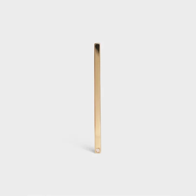 Kolczyki CELINE Sentimental Straight z żółtego złota i diamentów Kolczyki CELINE Sentimental Straight z żółtego złota i diamentów