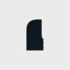 Kominiarka z bezszwowego kaszmiru Kominiarka z bezszwowego kaszmiru