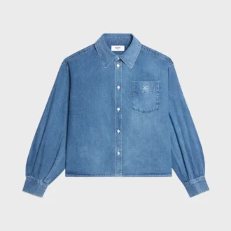 Koszula z bawełnianego denimu