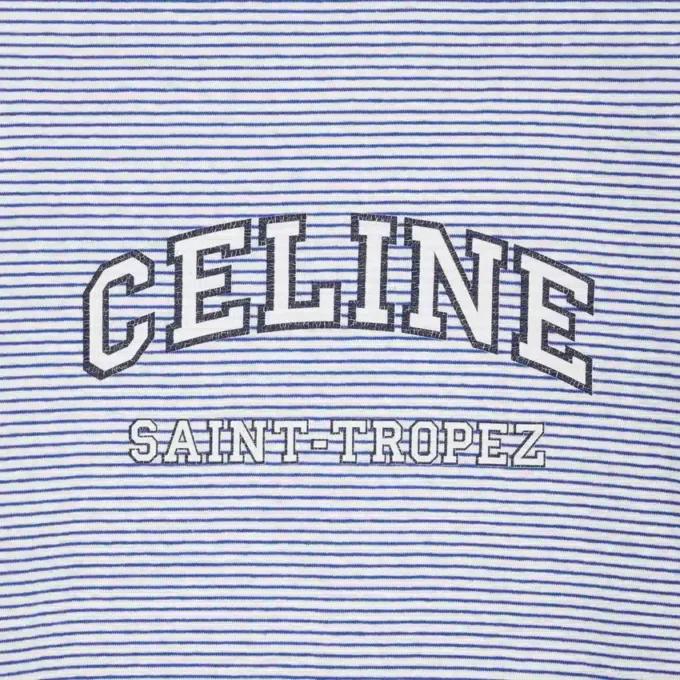 Koszulka CELINE 70’S z dzianiny w paski