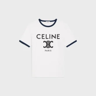 Koszulka CELINE Paris z bawełnianego dżerseju