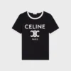 Koszulka CELINE Paris z bawełnianego dżerseju