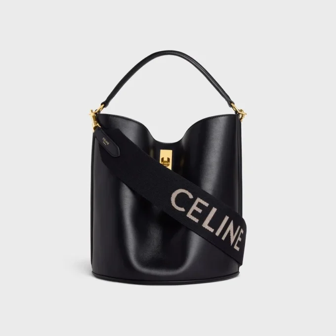 Krótki pasek z wełny z żakardowym wzorem CELINE Krótki pasek z wełny z żakardowym wzorem CELINE