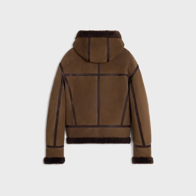 Kurtka typu aviator z zamszu Kurtka typu aviator z zamszu
