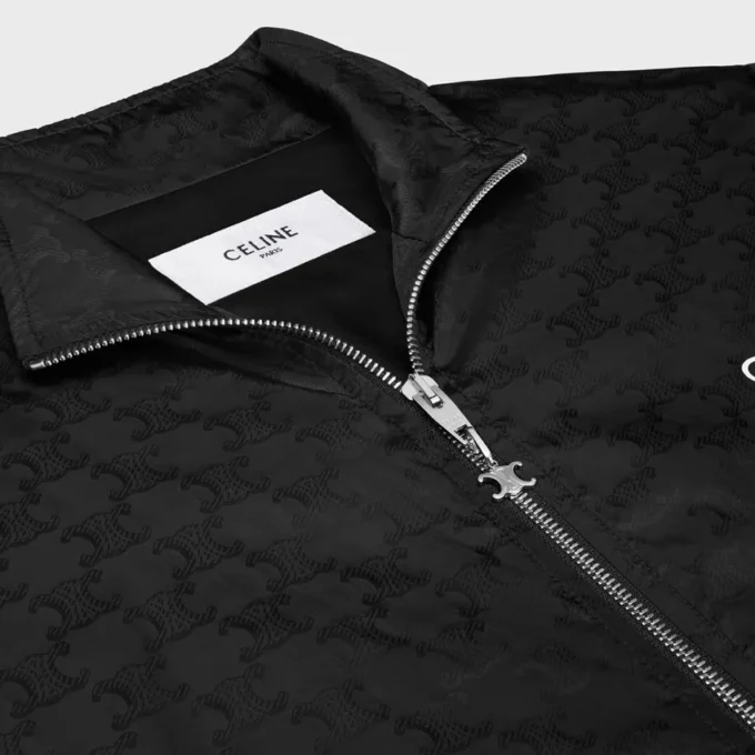 Kurtka typu bluzon CELINE z nylonu z monogramem