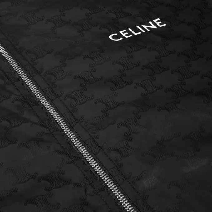 Kurtka typu bluzon CELINE z nylonu z monogramem