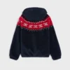 Kurtka z kapturem z polaru Triomphe Fair Isle