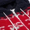 Kurtka z kapturem z polaru Triomphe Fair Isle