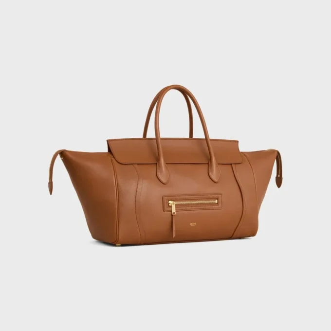 Luggage z miękkiej, błyszczącej skóry jagnięcej Luggage z miękkiej, błyszczącej skóry jagnięcej