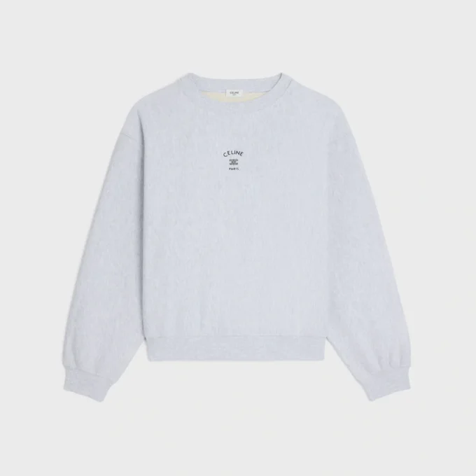 Luźna bluza z bawełnianego polaru Luźna bluza z bawełnianego polaru