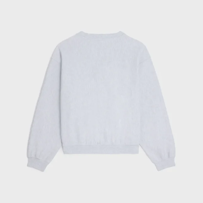 Luźna bluza z bawełnianego polaru Luźna bluza z bawełnianego polaru