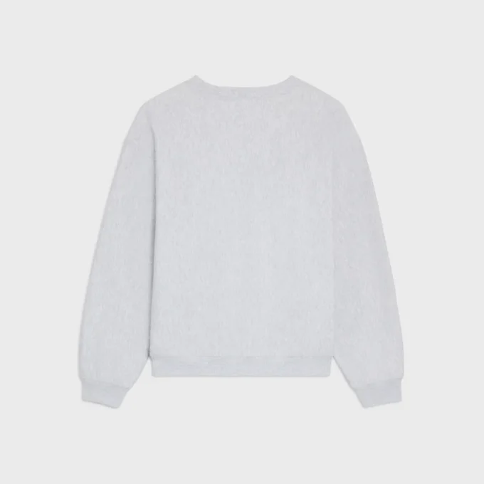 Luźna bluza z bawełnianego polaru Luźna bluza z bawełnianego polaru