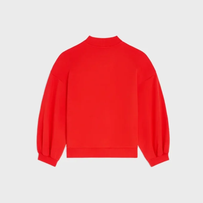 Luźna bluza z bawełnianego polaru Luźna bluza z bawełnianego polaru