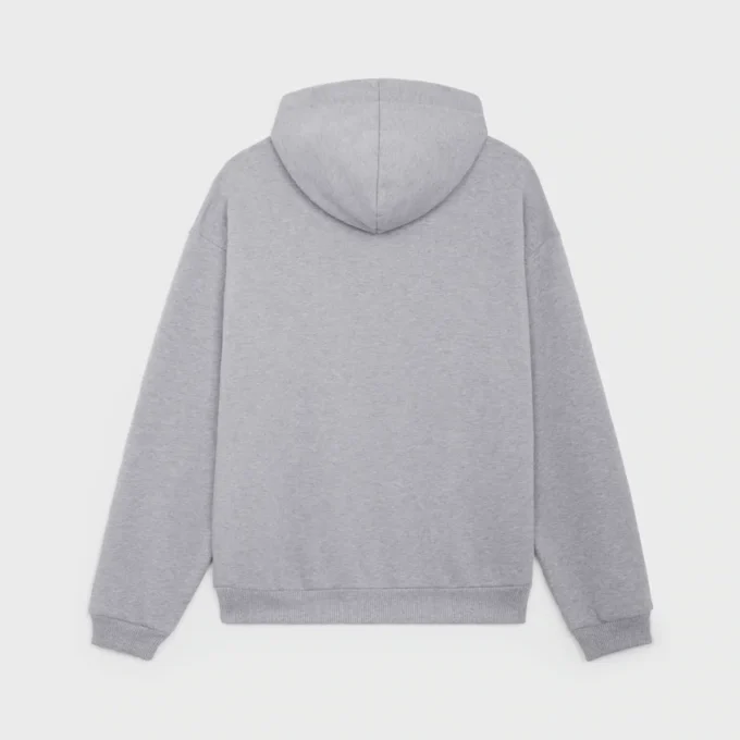 Luźna bluza z kapturem CELINE z bawełnianego polaru Luźna bluza z kapturem CELINE z bawełnianego polaru