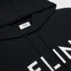 Luźna bluza z kapturem CELINE z bawełnianego polaru Luźna bluza z kapturem CELINE z bawełnianego polaru