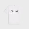 Luźna koszulka CELINE z bawełnianego dżerseju Luźna koszulka CELINE z bawełnianego dżerseju