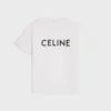 Luźna koszulka CELINE z bawełnianego dżerseju Luźna koszulka CELINE z bawełnianego dżerseju