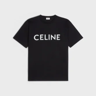 Luźna koszulka CELINE z bawełnianego dżerseju Luźna koszulka CELINE z bawełnianego dżerseju