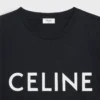 Luźna koszulka CELINE z bawełnianego dżerseju Luźna koszulka CELINE z bawełnianego dżerseju