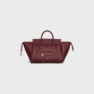 Mała torba Luggage z ziarnistej skóry cielęcej