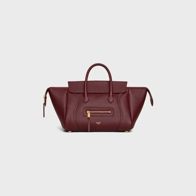 Mała torba Luggage z ziarnistej skóry cielęcej Mała torba Luggage z ziarnistej skóry cielęcej