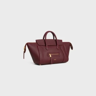 Mała torba Luggage z ziarnistej skóry cielęcej