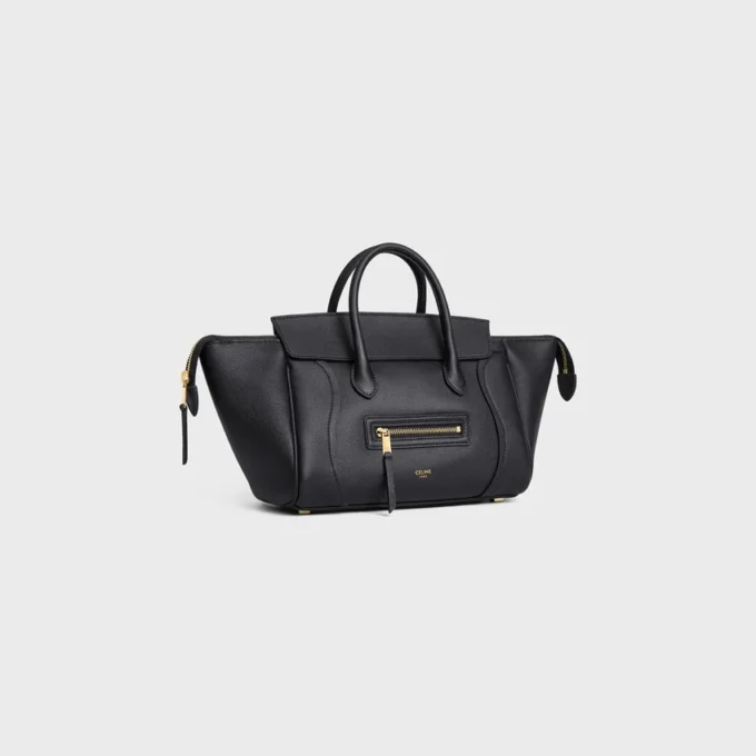 Mała torba Luggage z ziarnistej skóry cielęcej Mała torba Luggage z ziarnistej skóry cielęcej