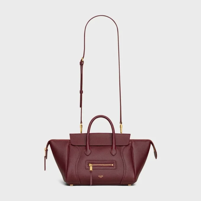 Mała torba Luggage z ziarnistej skóry cielęcej Mała torba Luggage z ziarnistej skóry cielęcej