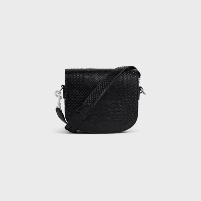 Mała torebka Besace Strap Triomphe z pytona