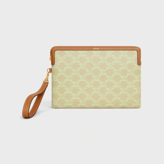 Mała torebka z paskiem Cuir Triomphe w Toile Triomphe Et Veau