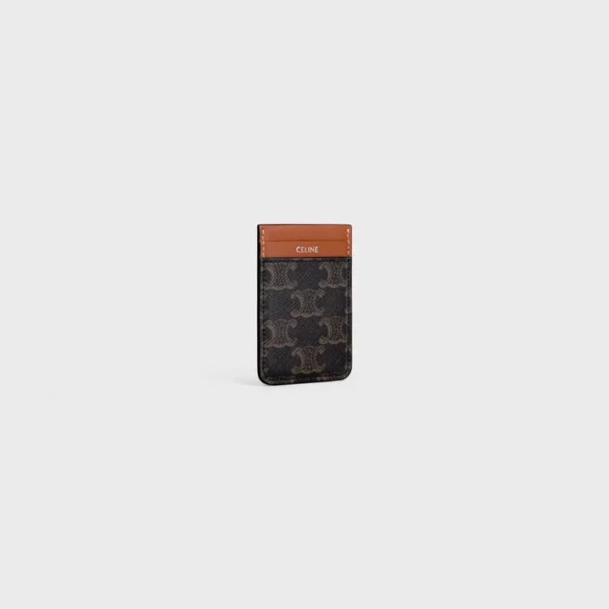Magnetyczne etui na karty z Triomphe Canvas i skóry cielęcej