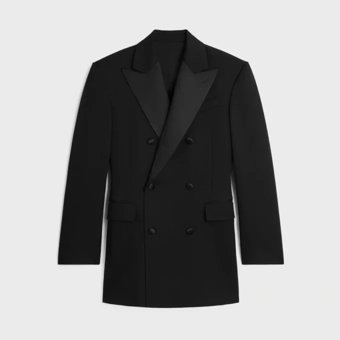 Marynarka Colonne Tux z wełny i gabardiny z moheru Marynarka Colonne Tux z wełny i gabardiny z moheru