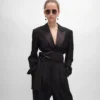 Marynarka Spencer Tux z wełnianej gabardyny Marynarka Spencer Tux z wełnianej gabardyny