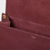 Miękka torba Triomphe Besace z elastycznej, błyszczącej skóry jagnięcej Miękka torba Triomphe Besace z elastycznej, błyszczącej skóry jagnięcej