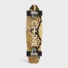 Mini Cruiser z drewna z nadrukiem pytona i CELINE