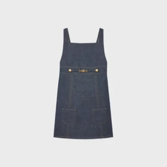 Mini sukienka w stylu empire z surowego denimu Mini sukienka w stylu empire z surowego denimu