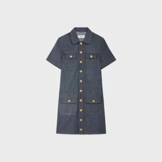 Mini sukienka z surowego denimu Mini sukienka z surowego denimu