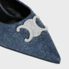 Mule CELINE Alma Triomphe z dżinsu Mule CELINE Alma Triomphe z dżinsu