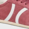 Niskie sznurowane trampki CELINE Jogger z motywem Triomphe, wykonane z zamszowej skóry cielęcej i skóry cielęcej Niskie sznurowane trampki CELINE Jogger z motywem Triomphe, wykonane z zamszowej skóry cielęcej i skóry cielęcej