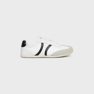 Niskie sznurowane trampki CELINE Jogger ze skóry cielęcej i zamszu Niskie sznurowane trampki CELINE Jogger ze skóry cielęcej i zamszu