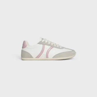 Niskie sznurowane trampki CELINE Jogger ze skóry cielęcej i zamszu Niskie sznurowane trampki CELINE Jogger ze skóry cielęcej i zamszu